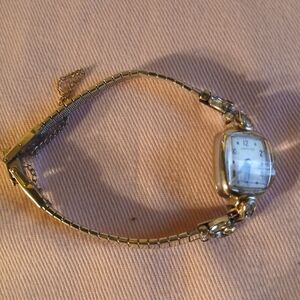 Hamilton 14k White Gold Vintage Women's Watch